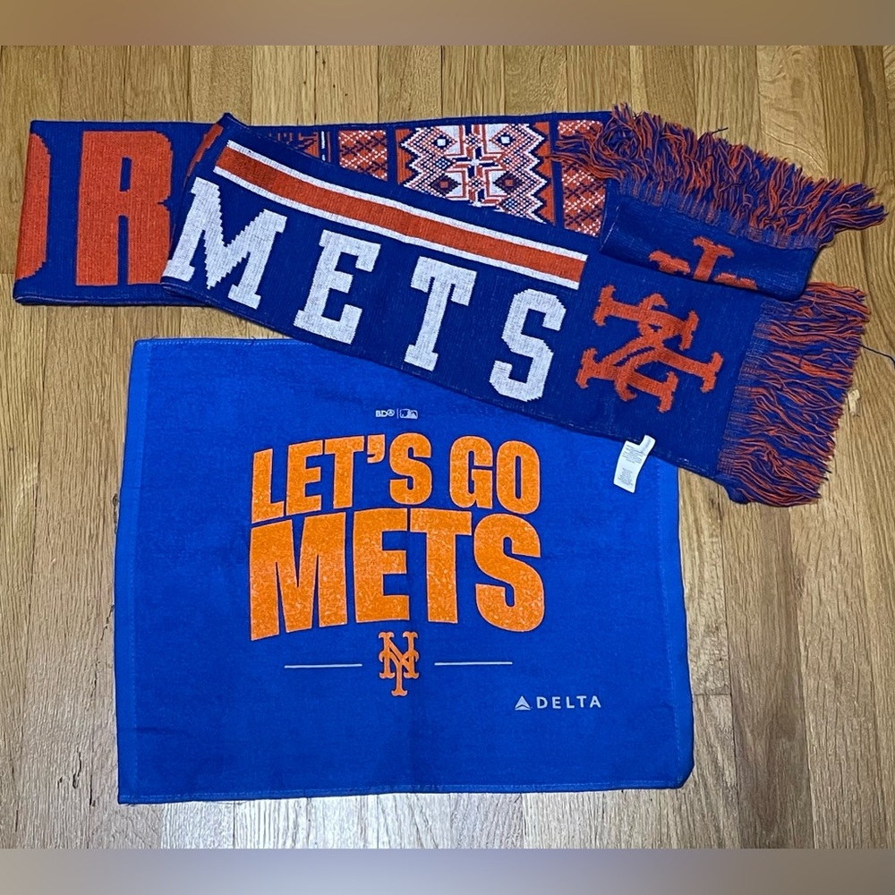 New York Mets Scarf and Rally Towel Set